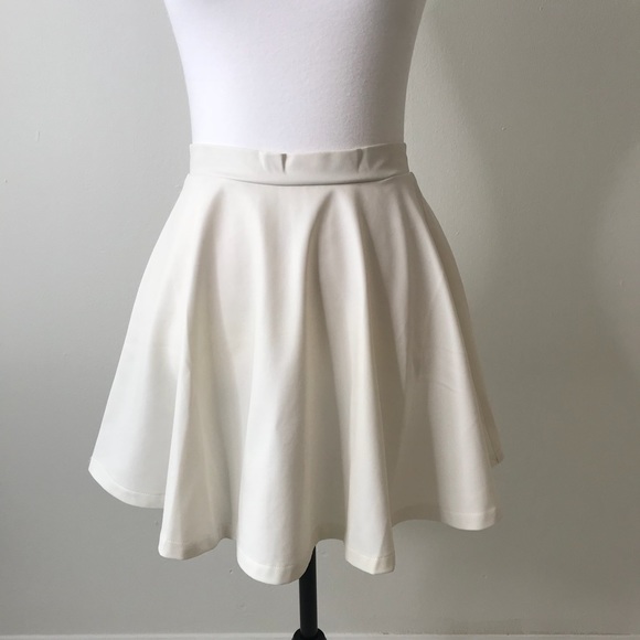Dresses & Skirts - Cals Brand.   Faux Leather Skater Skirt